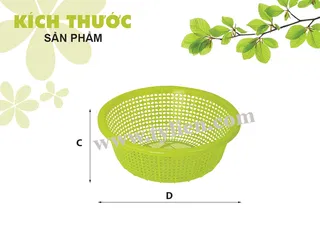 Rổ 345 dẻo nhựa Tý Liên No.0305