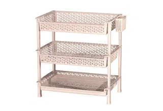 Kệ Lớn 2024 3 Ngăn có bánh xe nhựa Duy Tân No.1605/3