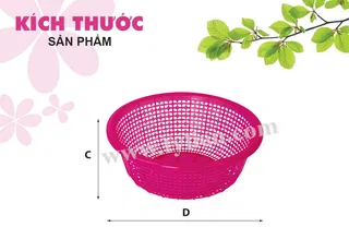 Rổ 385 dẻo nhựa Tý Liên No.0328