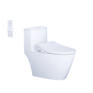 Bồn cầu 1 khối C1363F nắp rửa điện tử TAF512H