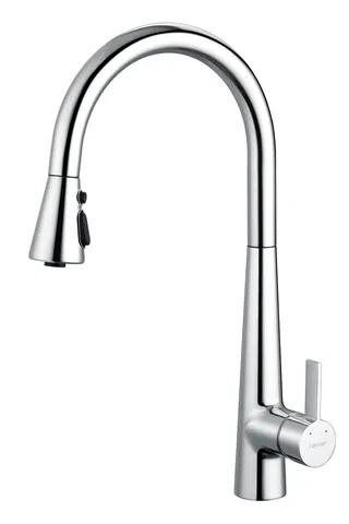 Vòi chậu rửa chén Caesar K905C nóng lạnh dây rút