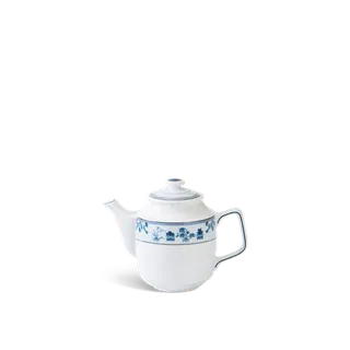 Bình trà sứ Minh Long 0.7 L + nắp - Jasmine - Tứ Quý