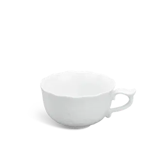 Tách trà sứ Minh Long - Sen - Trắng