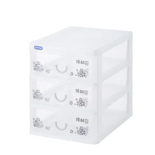 Tủ Tomi 3N A4  nắp bằng nhựa Duy Tân No.343/3