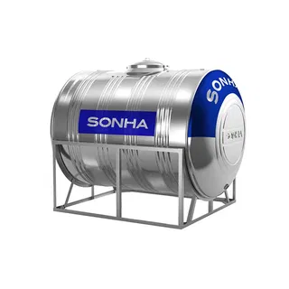 Bồn nước Inox 1000 lít ngang Sơn Hà I304 (1000l)