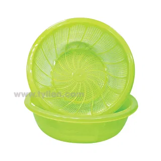 Thau Rổ Đôi 340 nhựa Tý Liên No.0125