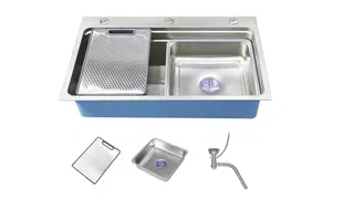 Chậu Rửa Chén 1 Hộc Chống Trày C-89 INOX 304