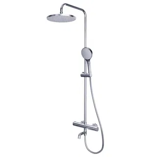 Vòi Sen Cây Caesar S1038S Nhiệt Độ Tắm Đứng Tay Sen Massage 3 Chế Độ