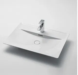 Lavabo chậu rửa mặt INAX CERAFINE AL-S630VFC đặt bàn (ALS630V) men sứ chống bám bẩn Aquaceramic