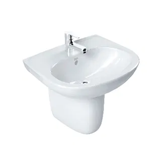 Lavabo chậu rửa mặt American Standard VF-0947 treo tường + chân ngắn VF-0741