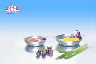 Chảo nhôm vành cuốn Tân Đức Thành 22cm