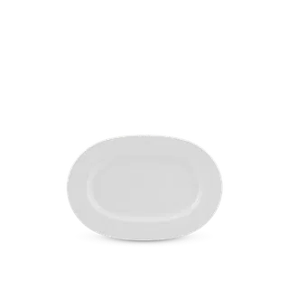 Dĩa oval sứ Minh Long - Camellia - Trắng