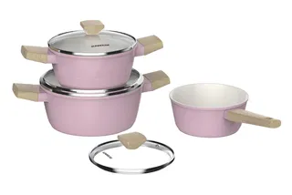Bộ nồi phủ sứ Nano đáy từ Sunhouse Healthy SHG7979MP1