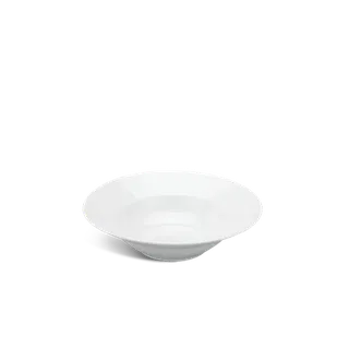 Dĩa vành sâu sứ Minh Long 18 cm - Jasmine Lys - Trắng Ngà