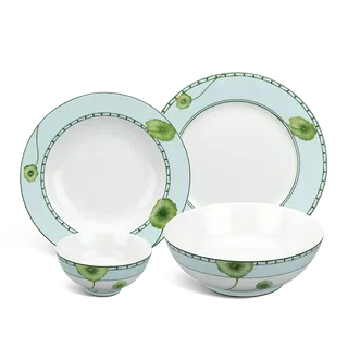 Bộ đồ ăn sứ Minh Long 9 sản phẩm - Jasmine - Tích Tuyết Thảo