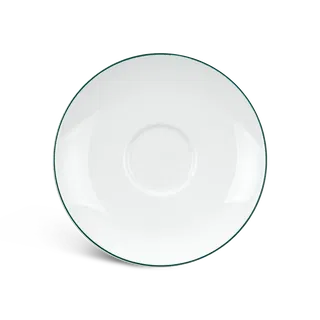 Dĩa lót chén sứ Minh Long 15 cm - Jasmine - Chỉ Xanh Lá