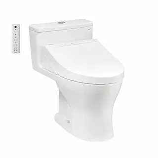 Bồn cầu 1 khối TOTO MS855CDW15 nắp rửa C5 - TCF24460AAA
