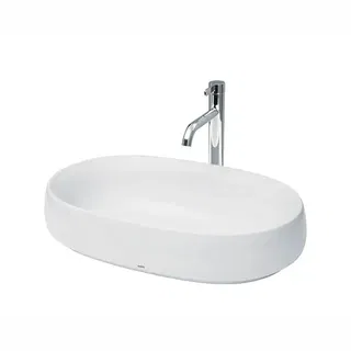 Lavabo  rửa mặt TOTO PJS05WE#GW đá cẩm thạch nhân tạp cao cấp