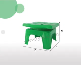 Ghế Ốc Vuông nhựa Tý Liên No.0615