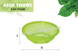 Rổ 362 dẻo nhựa Tý Liên No.0309