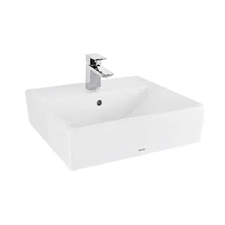 Lavabo chậu rửa mặt TOTO LT700CTR#XW đặt bàn sứ chống bám bẩn