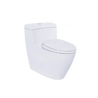 Bồn cầu 1 khối TOTO MS636DT2#XW nắp êm sứ chống bám bẩn
