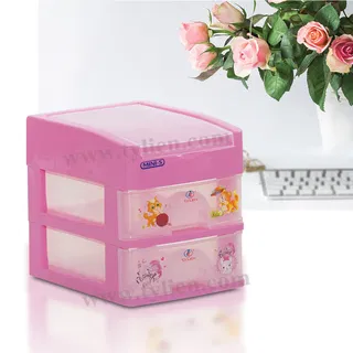 Tủ Nhựa Mini S Trắng Trong 3 Ngăn nhựa Tý Liên No.0723