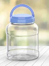 Hũ Tròn nhựa Duy Tân 3.6KG-Nắp Quai - 3250ml