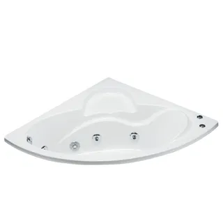 Bồn tắm góc Caesar MT5120A loại xây - có massage dài 1m2