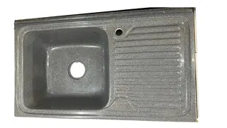 Chậu Rửa Chén Đá Honorcy 1 Hộc 1 Cánh Xám Muối Tiêu 8648