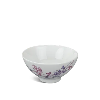Chén cơm sứ Minh Long - Daisy - Cỏ Tím
