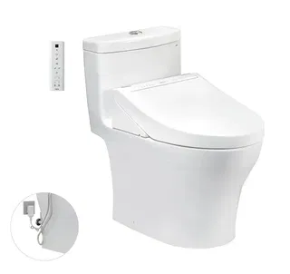 Bồn cầu 1 khối TOTO MS889DRW14 nắp rửa C5 - TCF24410AAA