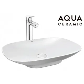 Lavabo chậu rửa mặt INAX CERAFINE AL-S620V đặt bàn men sứ chống bám bẩn Aquaceramic (ALS620V)