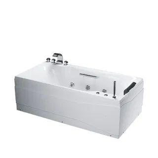 Bồn tắm dài Caesar MT0870L(R) loại chân yếm massage dài 1m7