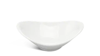 Chén chấm oval sứ Minh Long 9 x 6 cm - Anh Vũ - Trắng Ngà