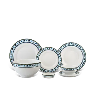 Bộ đồ ăn sứ Minh Long 23 sản phẩm - Camellia - Lộc Lạc