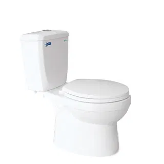 Bồn cầu 2 khối Thiên Thanh Waves nắp êm xả 2 nhấn