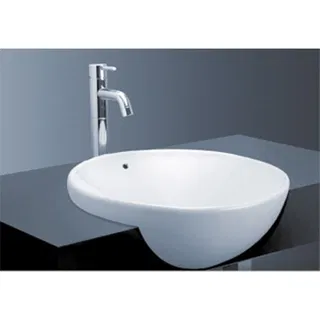 Lavabo chậu rửa mặt TOTO LT533R#XW bán âm sứ chống bám bẩn