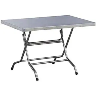 Bàn chữ nhật xếp inox NP(6x10) 6 Zem 201