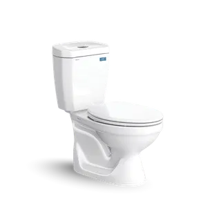 Bồn cầu 2 khối Viglacera VI88 nắp thường