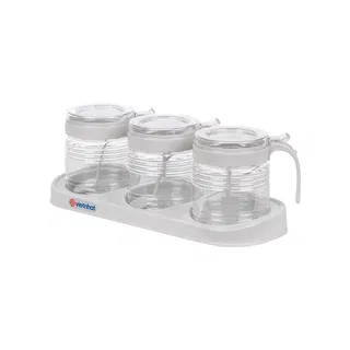 Lọ gia vị tròn bộ 3 Việt Nhật 2932