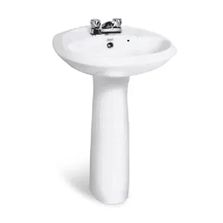 Lavabo chậu rửa mặt American Standard VF-0969.3H treo tường + chân dài VF-0901