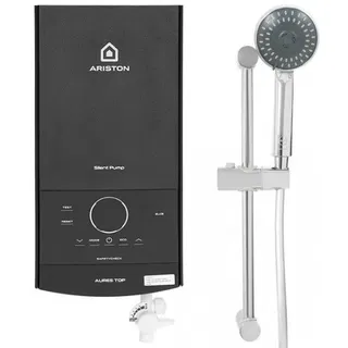 Máy tắm nước nóng điện trực tiếp Ariston Aures Top 45P có bơm
