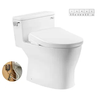 Bồn cầu 1 khối TOTO MS188VKW23 nắp rửa S7 - TCF47360GAA 2024