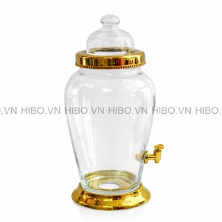 Bình Thủy Tinh Ngâm Rượu Phú Hòa 8 lít có vòi