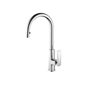 Vòi chậu rửa chén dây rút Luxta L-3221 nóng lạnh