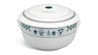 Thố sứ Minh Long 18 cm + nắp - Jasmine - Tứ Quý