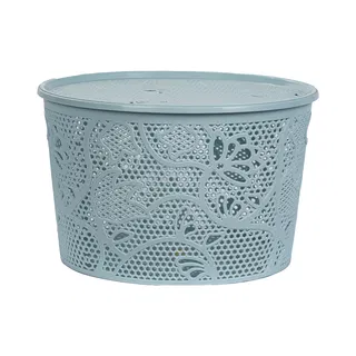 Rổ nắp tròn nhựa Việt Nhật 3390-1
