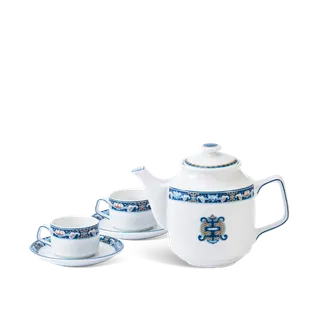 Bộ trà sứ Minh Long 0.7 L - Jasmine - Phước Lộc Thọ