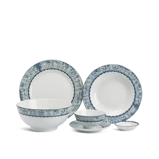 Bộ đồ ăn sứ Minh Long 10 người 36 sản phẩm - Jasmine - Vinh Quy Nhạt